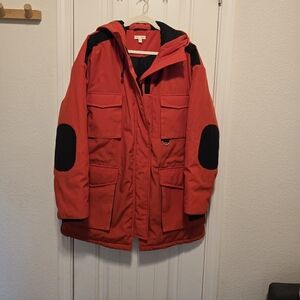Silence + Noise Red Jacket with Black Details Size L